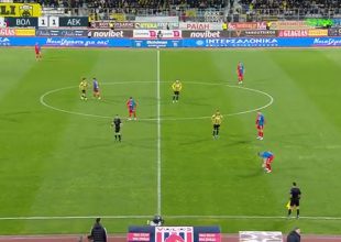 VAR για χέρι του Πήλιου, πέναλτι και το 2-1 με τον Φουρτάδο (VID)