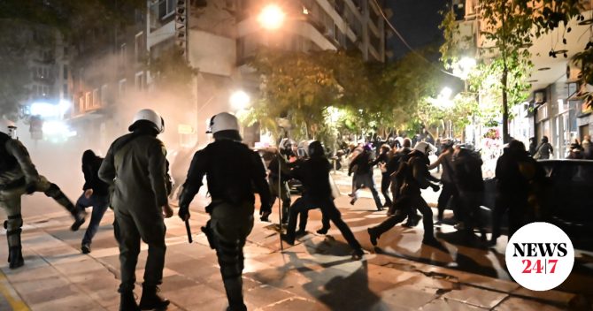 Νύχτα εντάσεων στα Εξάρχεια με 114 προσαγωγές