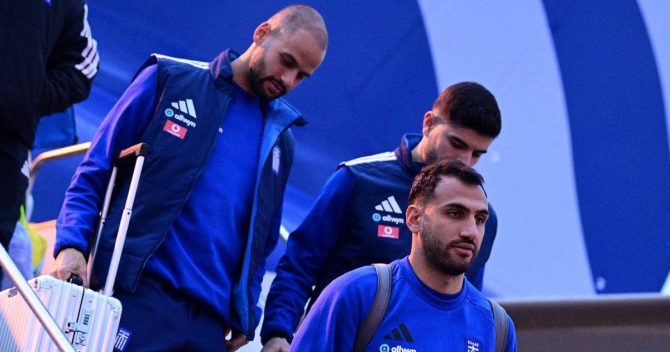 Εθνική Ελλάδας: Στιγμές από την άφιξη της γαλανόλευκης στη Βουδαπέστη για το φιλικό με την Ουγγαρία
