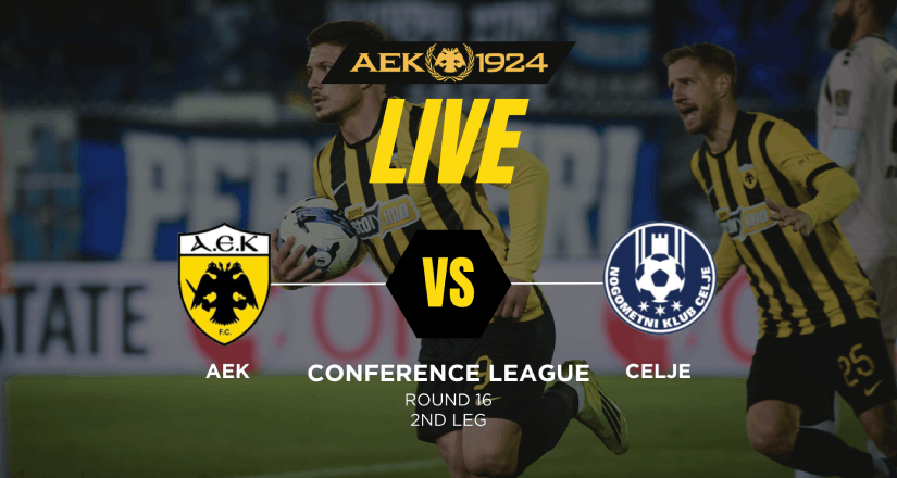 LIVE STREAM: ΑΕΚ – Τσέλιε
