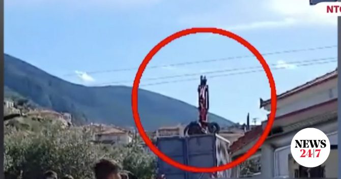 Βίντεο ντοκουμέντο από το εργατικό δυστύχημα με δύο νεκρούς στο Άστρος