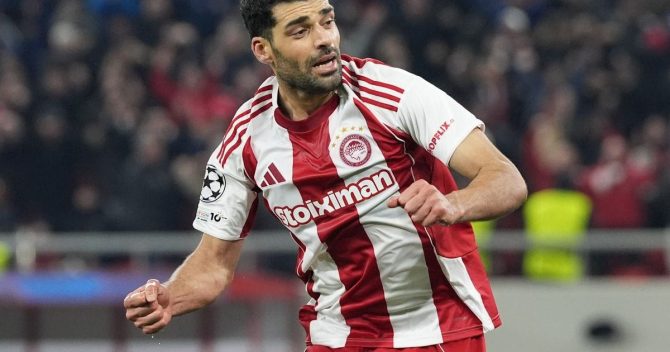 Ολυμπιακός: Η ενδεκάδα των ερυθρόλευκων για το παιχνίδι με την ΑΕΛ Novibet