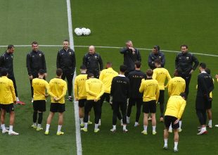 Στιγμές από την προπόνηση της ΑΕΚ πριν την Τσέλιε (pics+vid)