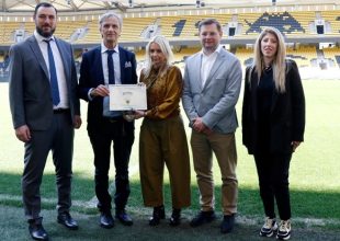 Κορυφαία πιστοποίηση για την ALLWYN Arena από τον Διεθνή Οργανισμό AccessibALL