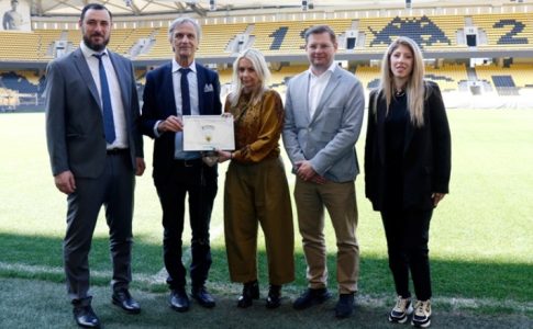 Κορυφαία πιστοποίηση για την ALLWYN Arena από τον Διεθνή Οργανισμό AccessibALL