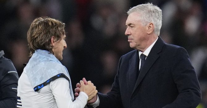 Αντσελότι: “Δεν υπάρχει παίκτης όπως ο Μόντριτς στην παγκόσμια αγορά”