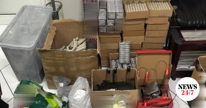 Ανήλικος είχε μετατρέψει το δωμάτιο του σε εργαστήριο αυτοσχέδιων κροτίδων