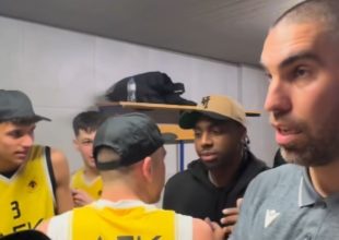 O Μπάρτλεϊ πανηγύρισε μαζί με τους Εφήβους της ΑΕΚ την κατάκτηση του πρωταθλήματος της ΕΣΚΑ! (vid)