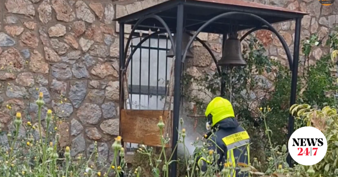 Έσβησε η φωτιά σε αποθήκη αυτοσχέδιας εκκλησίας στη Λιοσίων