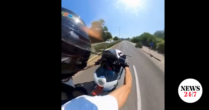 23χρονος οδηγός μοτοσικλέτας έτρεχε, έκανε σούζες και ανέβαζε βίντεο στα social media