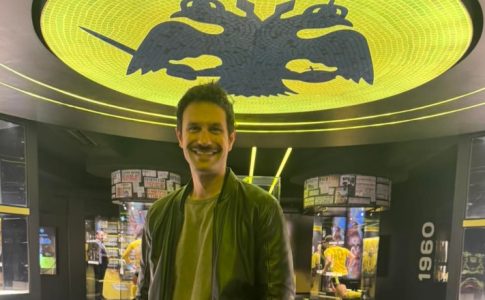 O Oρφέας Αυγουστίδης επισκέφθηκε το Μουσείο Ιστορίας της ΑΕΚ (ΦΩΤΟ)