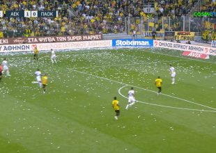 AEK – ΠΑΟΚ: ΠΑΓΚΟΣΜΙΑ γκολάρα του σεληνιασμένου Κοϊτά για το 2-0 (vid)