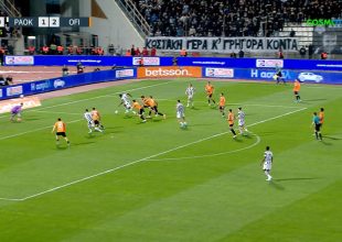 ΠΑΟΚ – ΟΦΗ: Το 2-2 με τον Γερεμέγιεφ στο 97′ (vid)