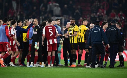 Ένταση από πλευράς Ολυμπιακού στο φινάλε του ντέρμπι