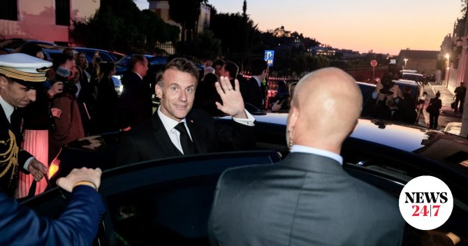 Κίνηση στο κέντρο της Αθήνας λόγω επίσκεψης Μακρόν