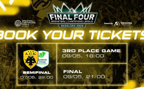 Στη διάθεση του κόσμου τα εισιτήρια για το Final Four του BCL