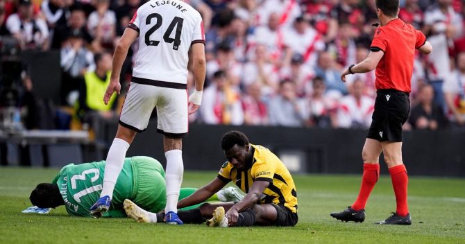 Ράγιο Βαγιεκάνο: Ο Μπατάγια είναι αμφίβολος για το ματς με τη Μαγιόρκα, λόγω της σύγκρουσης με τον Κοϊτά