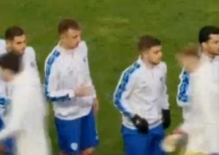 Παίκτες της Κ21 της Βοσνίας αρνήθηκαν να κάνουν χειραψία με αυτούς του Ισραήλ εις ένδειξη διαμαρτυρίας