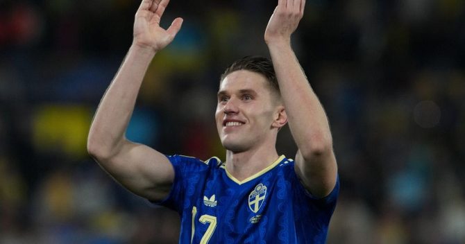 Μουντιάλ 2026: Φοβερό στιγμιότυπο, ο Γιόκερες πανηγύρισε την επική πρόκριση της Σουηδίας με τον πιο… Γιόκερες τρόπο