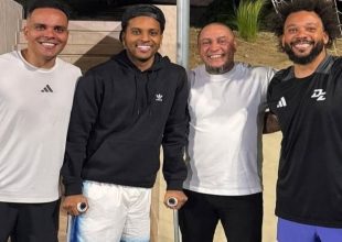 Ρεάλ: Στο πλευρό του Ροντρίγκο ο Ρομπέρτο Κάρλος και ο Μαρσέλο, τον επισκέφθηκαν για να τον στηρίξουν μετά τον τραυματισμό του