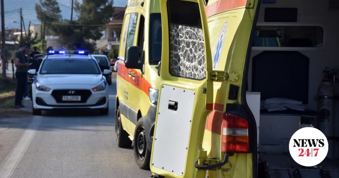 Πέντε τραυματίες σε τροχαίο στην εθνική οδό Λάρισας