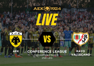 LIVE STREAM: ΑΕΚ – Ράγιο Βαγιεκάνο