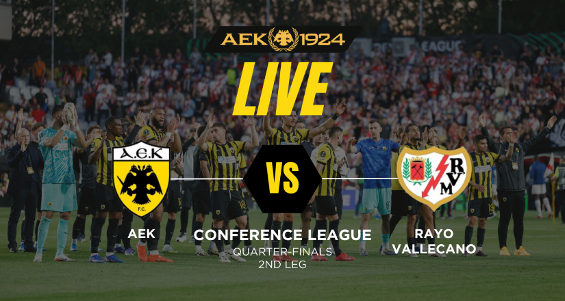 LIVE STREAM: ΑΕΚ – Ράγιο Βαγιεκάνο