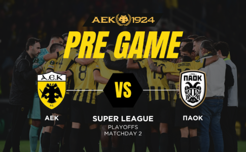 PRE GAME από την Allwyn Arena για το ΑΕΚ – ΠΑΟΚ