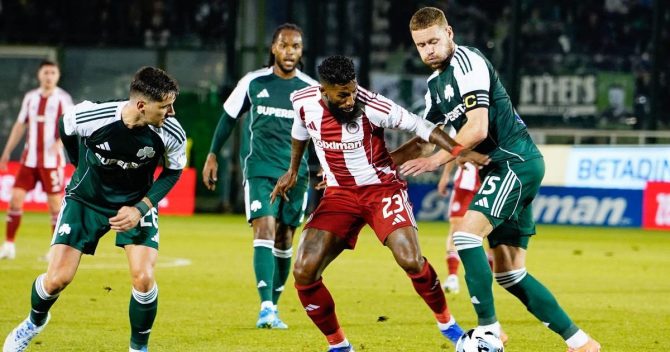 Παναθηναϊκός – Ολυμπιακός: Ο Ροντινέι έμεινε όρθιος σε διπλή μονομαχία και με υπέροχο τελείωμα έδωσε αέρα δύο γκολ στους Πειραιώτες