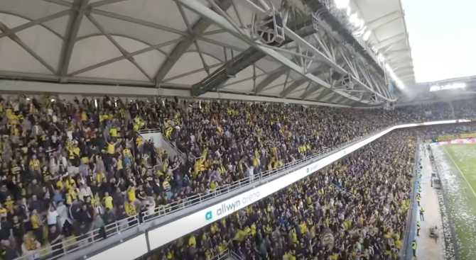 Μαγική πτήση πάνω απ’ την «Αγιά Σοφιά» την ώρα των πανηγυρισμών