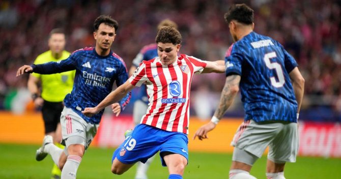 Ατλέτικο – Άρσεναλ 1-1: Δύο πέναλτι έφεραν ισορροπία στο Μετροπολιτάνο και άφησαν ανοιχτούς λογαριασμούς ενόψει της ρεβάνς στο Λονδίνο