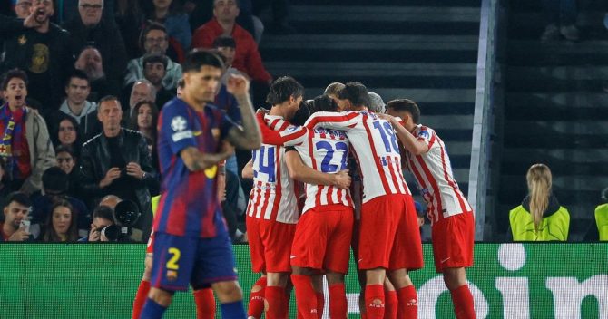 Μπαρτσελόνα – Ατλέτικο 0-2: Οι ροχιμπλάνκος υπέταξαν στο Καμπ Νόου τους μπλαουγκράνα των 10 παικτών και πήραν ισχυρό αβαντάζ πρόκρισης