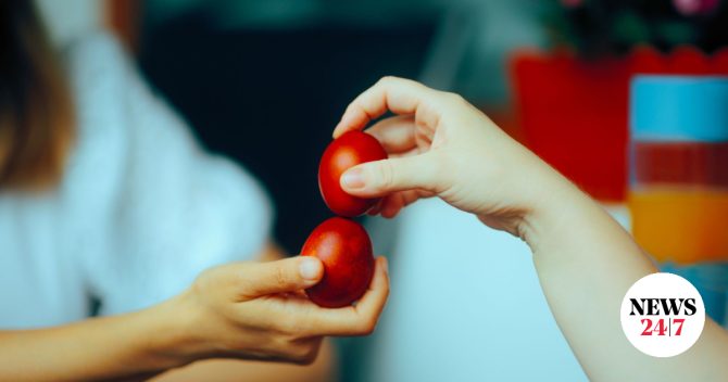 Γιατί τσουγκρίζουμε κόκκινα αυγά το Πάσχα
