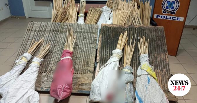 Χίος: Εντοπίστηκαν και κατασχέθηκαν 1.181 αυτοσχέδιες ρουκέτες