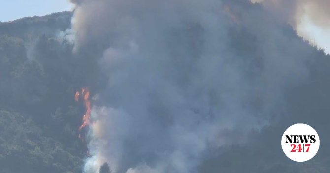 Βελτιωμένη η εικόνα της φωτιάς στην Ακράτα – Σύλληψη του υπαιτίου που έκαιγε κλαδιά