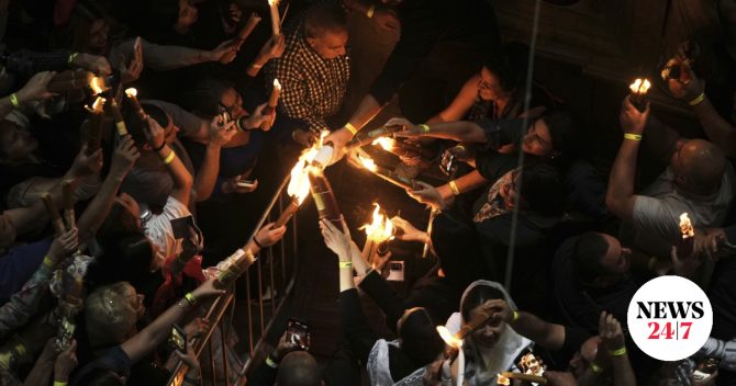 Η τελετή αφής του Αγίου Φωτός