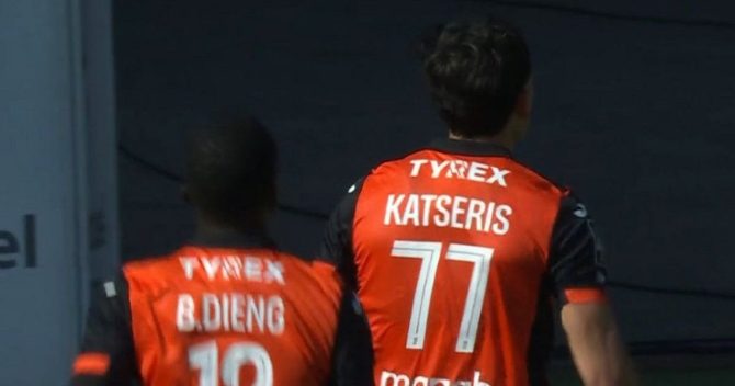 Πάνος Κατσέρης: Σκόραρε ο Έλληνας δεξιός μπακ στο Λοριάν