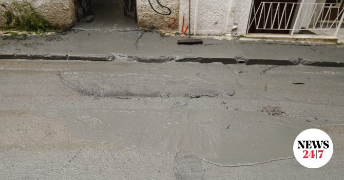 Τι λέει η Ελληνικό Μετρό για τη διαρροή υγρού τσιμέντου που πλημμύρισε την Κυψέλη