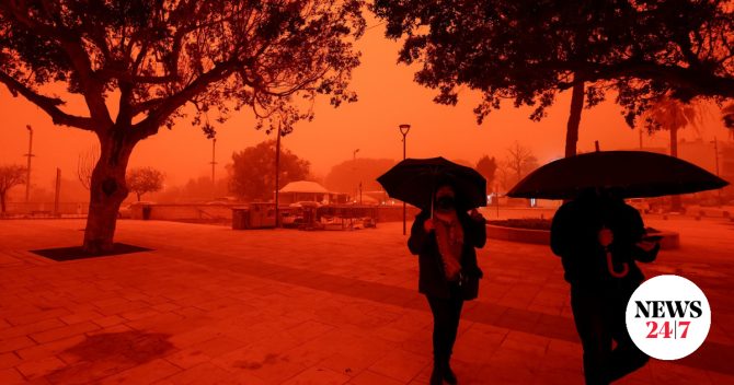 Κρήτη: Ιστορικό ρεκόρ αφρικανικής σκόνης – 75 φορές πάνω από το όριο για την ανθρώπινη υγεία