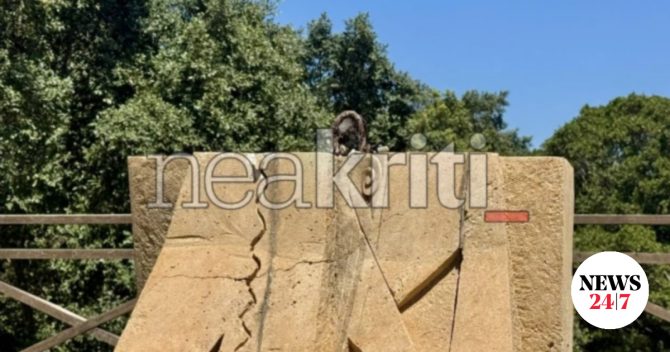 Ηράκλειο: Άγνωστοι βανδάλισαν την προτομή του Νίκου Ξυλούρη