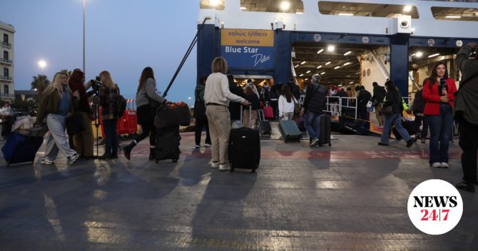 Σε εξέλιξη η πασχαλινή έξοδος – Αυξημένη η κίνηση στα λιμάνια της Αττικής