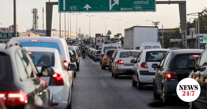 Κίνηση στους δρόμους: Στο “κόκκινο” Κηφισός και Αττική Οδός