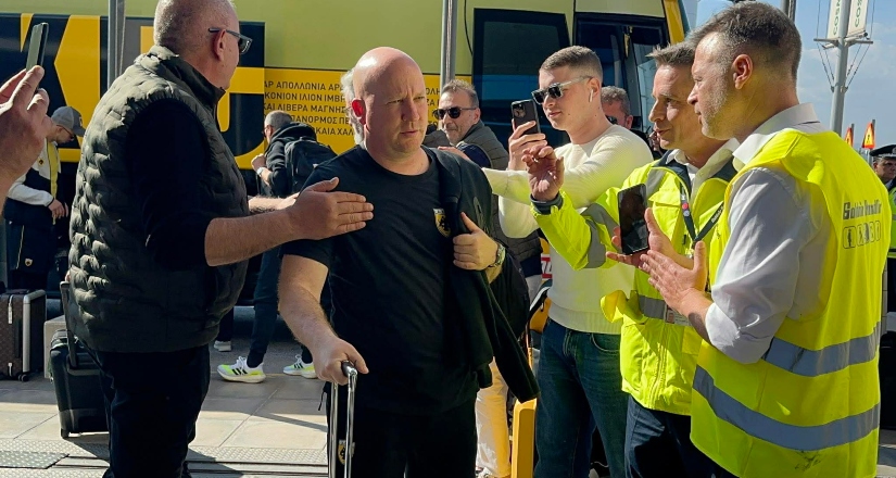 Αναχώρησε για Μαδρίτη η αποστολή της ΑΕΚ (pics + vid)