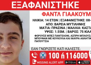 Συναγερμός για την εξαφάνιση 17χρονου από το Αιγάλεω