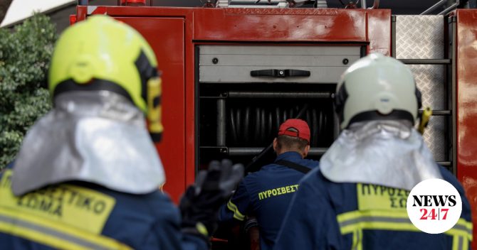 Φωτιά σε διαμερίσματα στον Κολωνό – Χωρίς τις αισθήσεις της μία γυναίκα