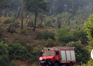 Οριοθετήθηκε η φωτιά στα Καλύβια Αττικής – Κάηκαν 25 στρέμματα γης
