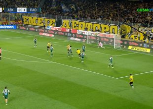 H ΓΚΟΛΑΡΑ του Ζίνι για το 1-1 της ΑΕΚ (vid)