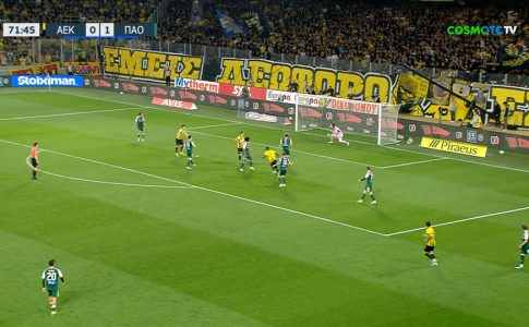 H ΓΚΟΛΑΡΑ του Ζίνι για το 1-1 της ΑΕΚ (vid)