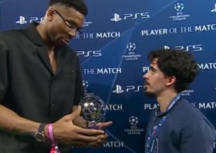 Τελικός Champions League: Ο Γιάννης Αντετοκούνμπο έδωσε το βραβείο MVP στον Βιτίνια