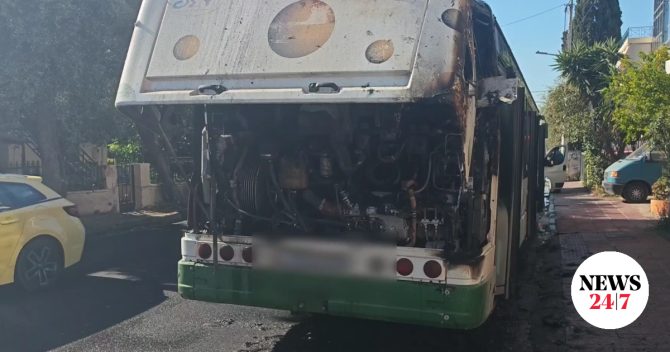 Ίλιον: Φωτιά σε λεωφορείο στη Φυλής – Σε ισχύ κυκλοφοριακές ρυθμίσεις